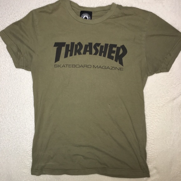 Olive green thrasher tee - Picture 2 of 3